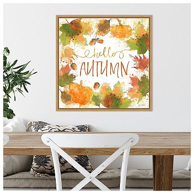 Harvest Splash I by Katie Pertiet Framed Canvas Wall Art Print