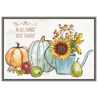 October Garden XIII by Beth Grove Framed Canvas Wall Art Print