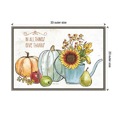 October Garden XIII by Beth Grove Framed Canvas Wall Art Print