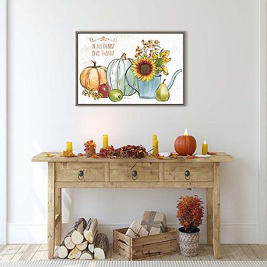 October Garden XIII by Beth Grove Framed Canvas Wall Art Print