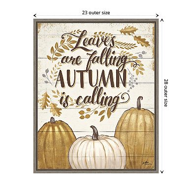 Grateful Season II by Janelle Penner Framed Canvas Wall Art Print