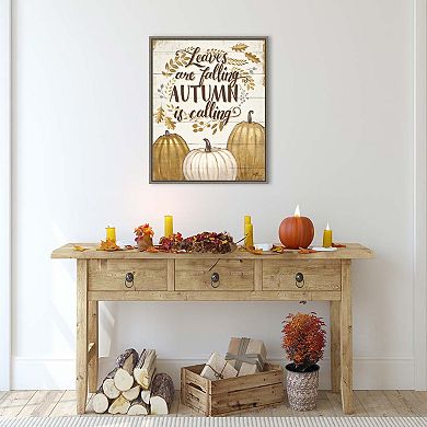 Grateful Season II by Janelle Penner Framed Canvas Wall Art Print