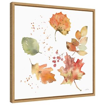 Falling Leaves I by Katrina Pete Framed Canvas Wall Art Print