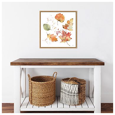 Falling Leaves I by Katrina Pete Framed Canvas Wall Art Print
