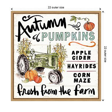 Harvest Times X by Anne Tavoletti Framed Canvas Wall Art Print