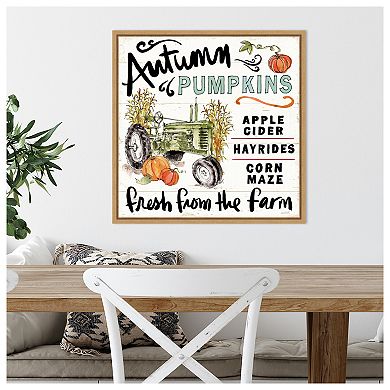 Harvest Times X by Anne Tavoletti Framed Canvas Wall Art Print