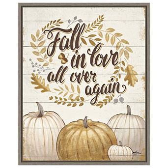 Grateful Season III by Janelle Penner Framed Canvas Wall Art Print