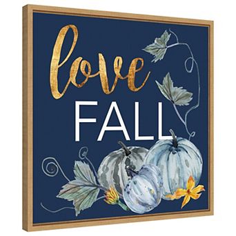 Indigo Harvest Iv By Melissa W Framed Canvas Wall Art Print