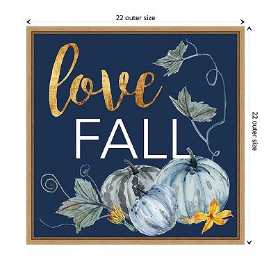 Indigo Harvest Iv By Melissa W Framed Canvas Wall Art Print