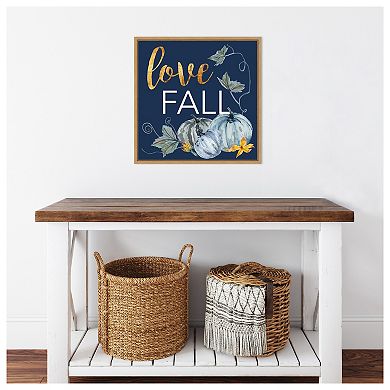 Indigo Harvest Iv By Melissa W Framed Canvas Wall Art Print