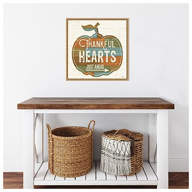 Harvest Signs I by Pela Studio Framed Canvas Wall Art Print
