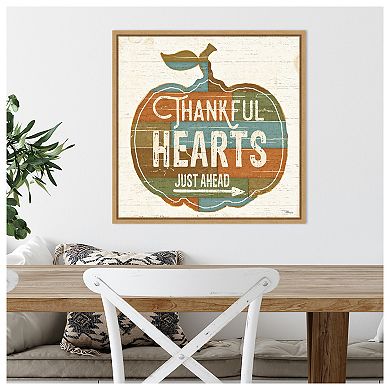 Harvest Signs I by Pela Studio Framed Canvas Wall Art Print