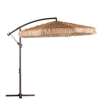 Aoodor Patio 9 FT Thatch Tiki Umbrella(No Base)