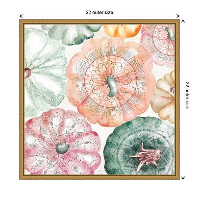 Harvest Touch III by Dina June Framed Canvas Wall Art Print