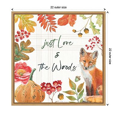 Wooded Harvest VII by Beth Grove Framed Canvas Wall Art Print