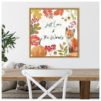 Wooded Harvest VII by Beth Grove Framed Canvas Wall Art Print