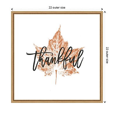 Harvest Sentiments VI by Moira Hershey Framed Canvas Wall Art Print