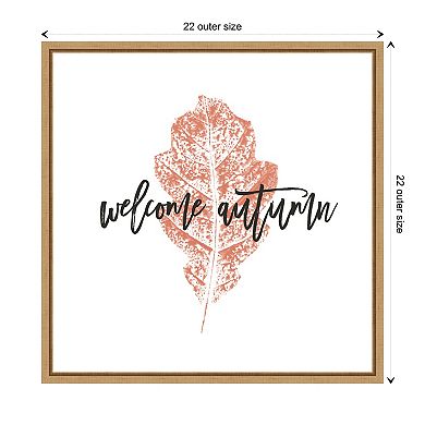 Harvest Sentiments VIII by Moira Hershey Framed Canvas Wall Art Print