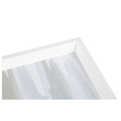 Decorative Wood Ottoman/Coffee Table Tray Featuring Intuition Blue and Tan