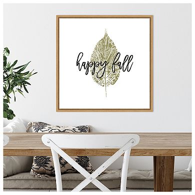 Harvest Sentiments II by Moira Hershey Framed Canvas Wall Art Print