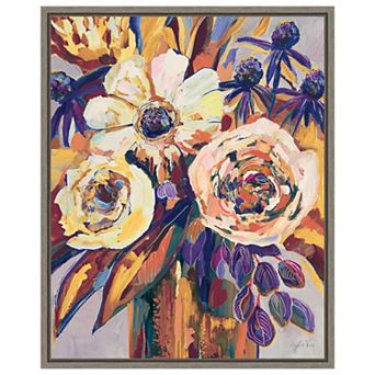 Fall Vision by Jeanette Vertentes Framed Canvas Wall Art Print