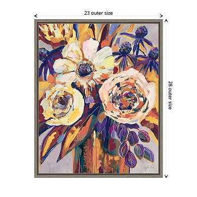 Fall Vision by Jeanette Vertentes Framed Canvas Wall Art Print