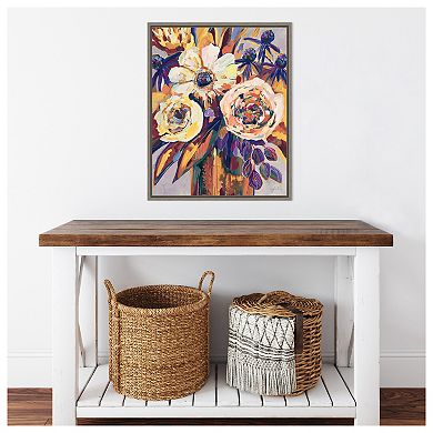 Fall Vision by Jeanette Vertentes Framed Canvas Wall Art Print