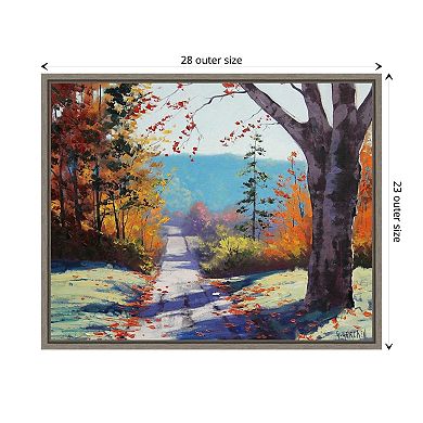 Autumn Delight by Graham Gercken Framed Canvas Wall Art Print
