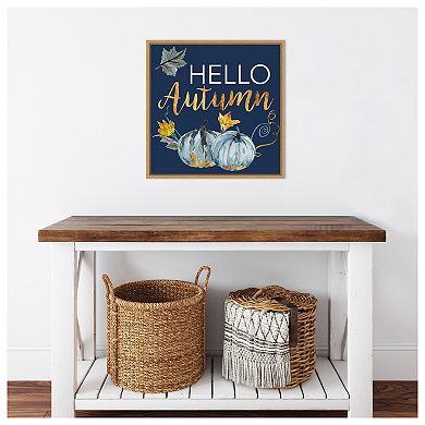 Indigo Harvest Ii By Melissa W Framed Canvas Wall Art Print