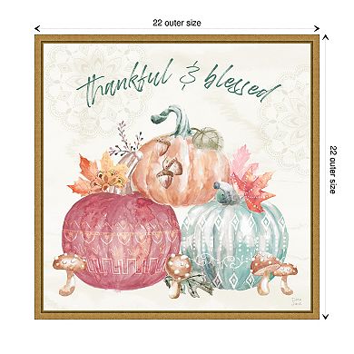 Harvest Touch VI by Dina June Framed Canvas Wall Art Print