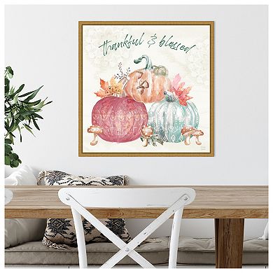 Harvest Touch VI by Dina June Framed Canvas Wall Art Print