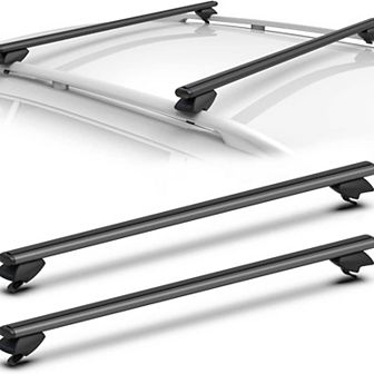Tooenjoy 47'' Roof Rack Cross Bars - Adjustable Aluminum Cargo Bars