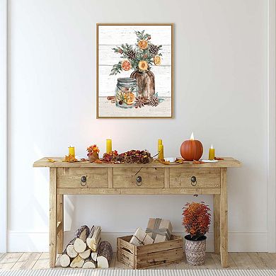 Seasonal Market II by Mary Urban Framed Canvas Wall Art Print