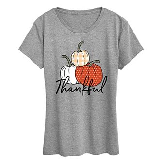 Women's Thankful Pumpkins Graphic Tee