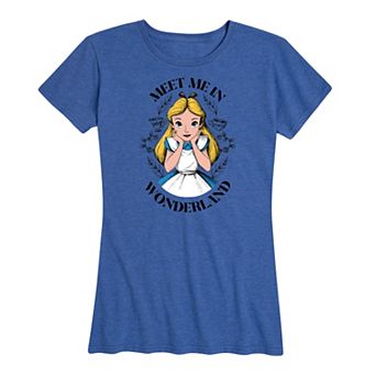 Disney's Alice in Wonderland Women's Meet Me In Wonderland Graphic Tee