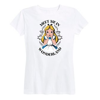 Disney's Alice in Wonderland Women's Meet Me In Wonderland Graphic Tee