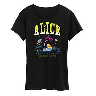 Disney's Alice in Wonderland Women's Alice In Bottle Graphic Tee