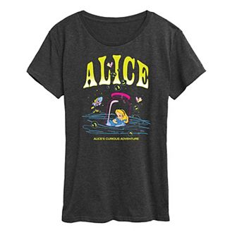 Disney's Alice in Wonderland Women's Alice In Bottle Graphic Tee