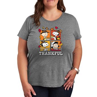 Plus Peanuts Thankful Graphic Tee