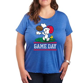 Plus Peanuts Snoopy Game Day Graphic Tee