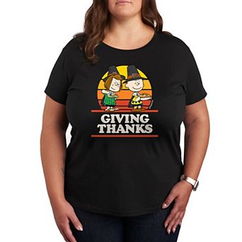 Plus Peanuts Giving Thanks Graphic Tee