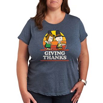 Plus Peanuts Giving Thanks Graphic Tee