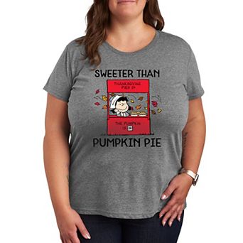 Plus Peanuts Lucy Pumpkin Pie Graphic Tee