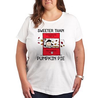Plus Peanuts Lucy Pumpkin Pie Graphic Tee
