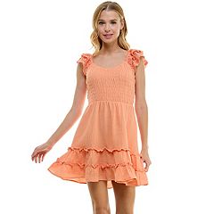 Juniors Orange Dresses, Clothing