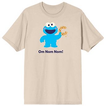 Juniors' Sesame Street Cookie Monster Graphic Crewneck Tee