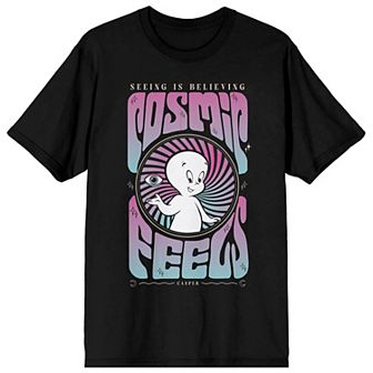 Juniors' Casper Animated Series Cosmic Graphic Tee