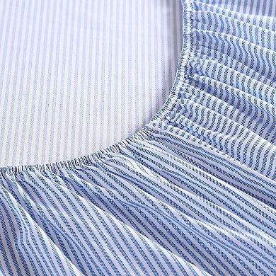 Poppy & Fritz Oxford Stripe Fitted Sheet