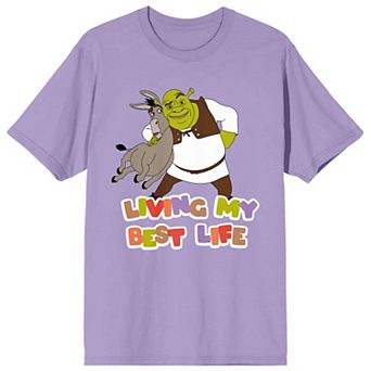 Juniors' Shrek Living My Best Life Graphic Tee