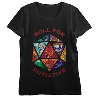 Juniors' Dungeons & Dragons Roll Graphic Tee